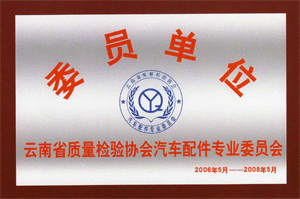 云南省質(zhì)量檢驗(yàn)協(xié)會(huì)汽車配件專業(yè)委員會(huì)委員單位