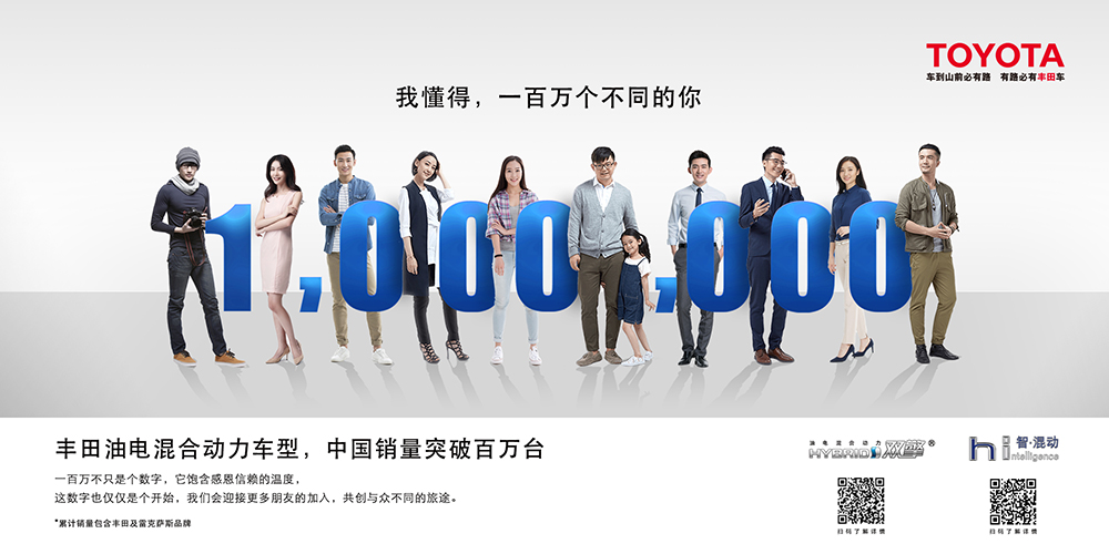 豐田在中國的HEV累計銷量突破100萬輛